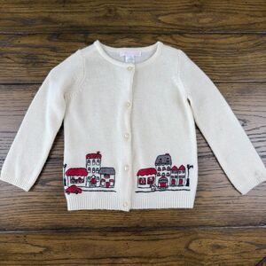 Janie and Jack Embroidered Sweater Cardigan